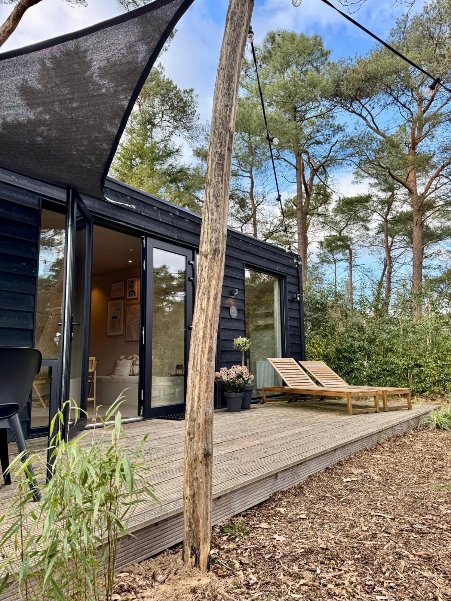 Luxe Tiny House Stec Midden Op De Veluwe In Nunspeet Villa Buitenkant foto